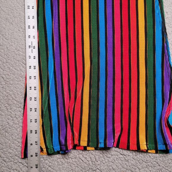 Show Me Your Mumu Pants Womens Small Campbell High Slit Rainbow Parade Colorful - Picture 8 of 9